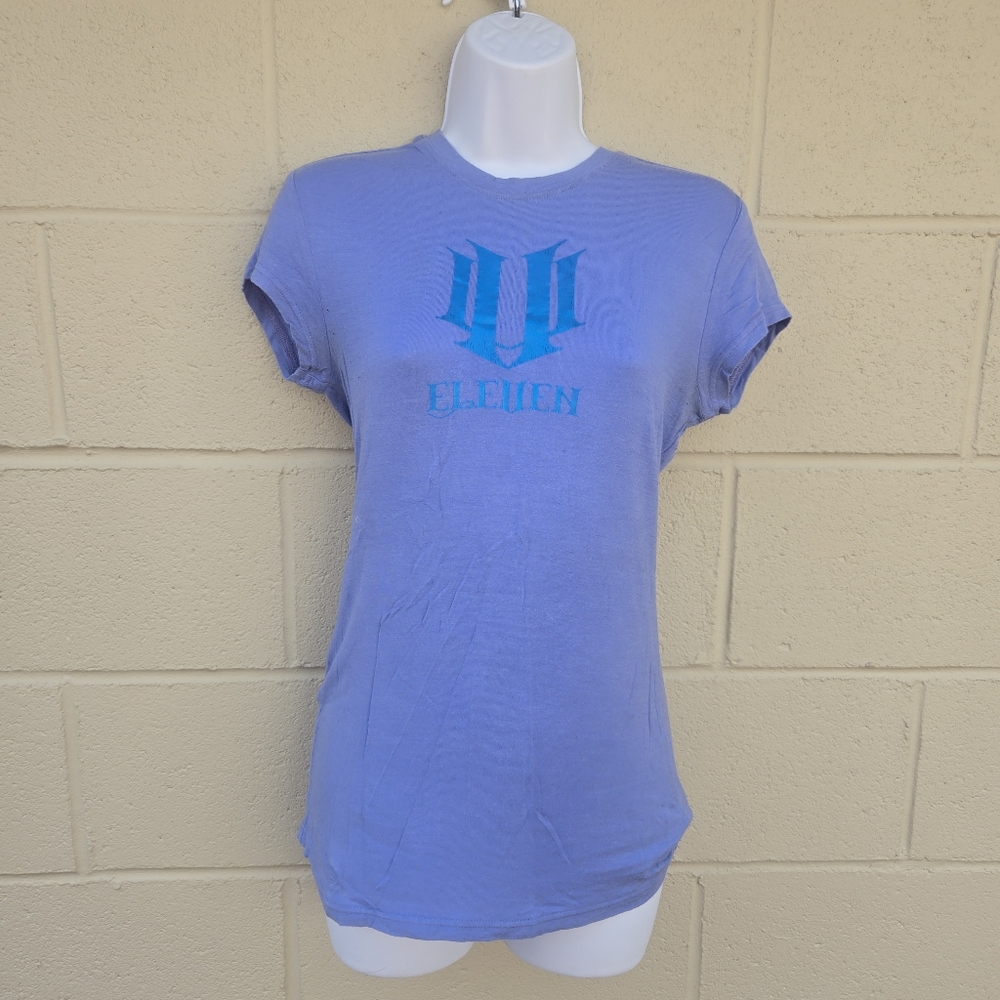 Vintage- Eleven- Women's Periwinkle- Baby Blue- T-Shirt- Medium